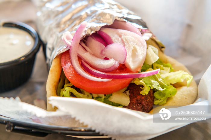 Falafel in a Pita Pocket