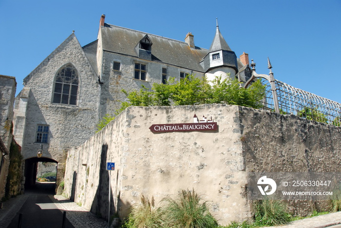 Château de beaugency, Beaugency, ville du Val de Loire, département du Loiret, France