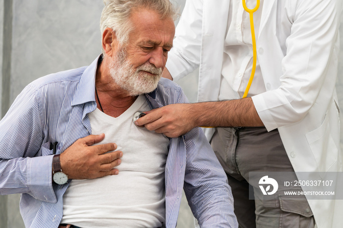 Patient visits doctor at the hospital. Concept of medical healthcare and doctor staff service.