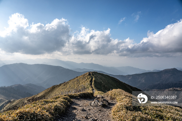 剣山山頂周辺の景色