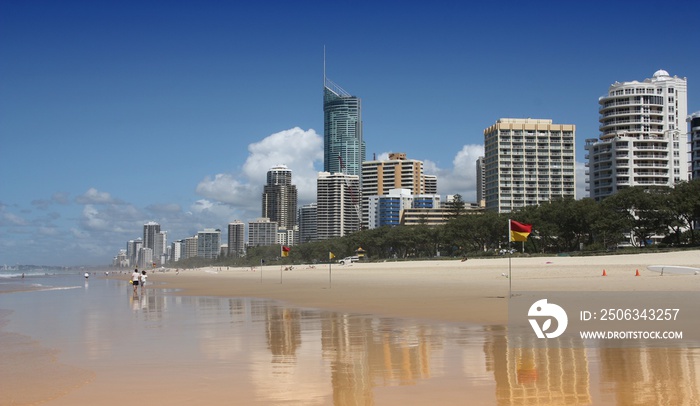 Gold Coast skyline in Australia