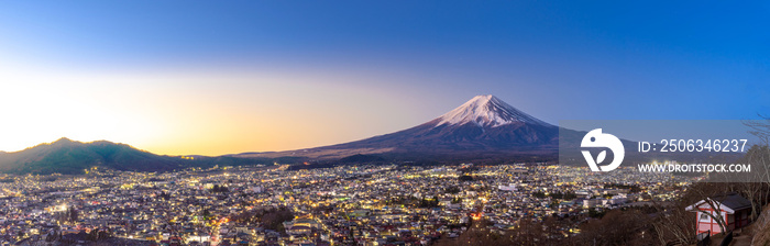 富士山日出