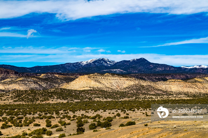 Mount Taylor near Cubero in New Mexico, USA