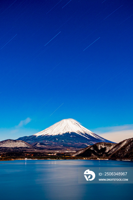 富士山与湖泊