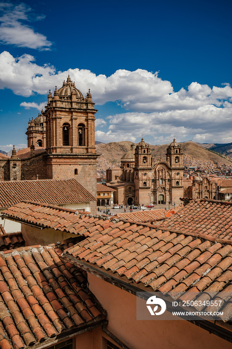 南美洲秘鲁库斯科的城市景观