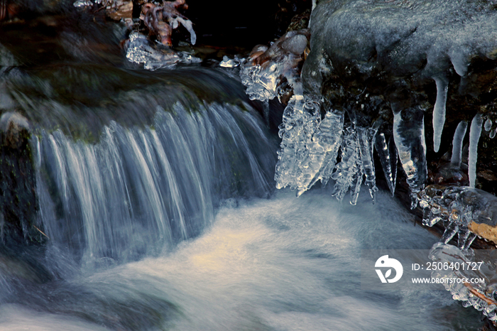 Stream in winter 