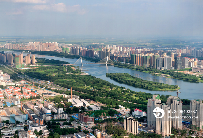 辽宁省沈阳城市建筑日景