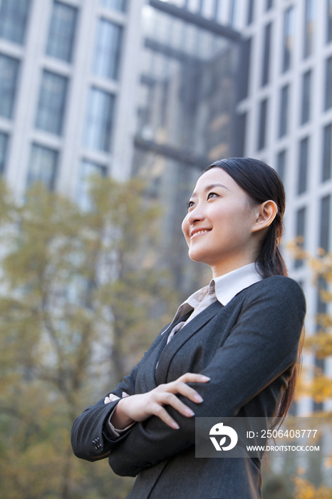 青年商务女士肖像