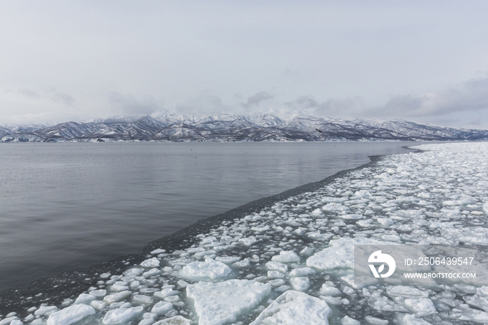 Drift Ice,Rausu,Shiretoko Peninsula,Hokkaido,Japan