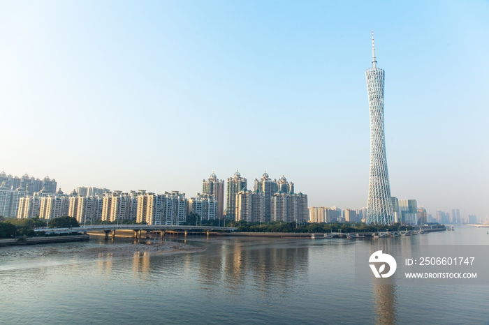 广州城市建筑日景