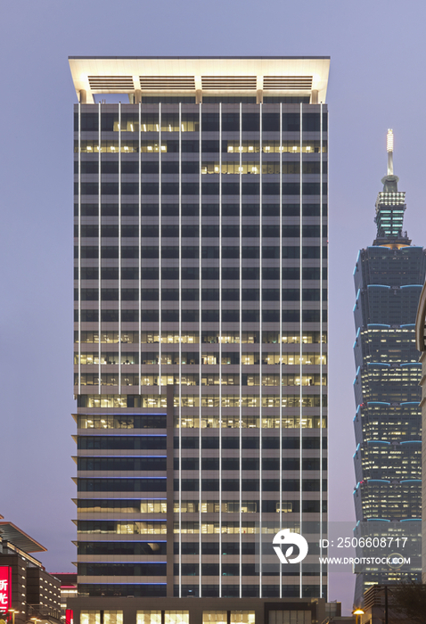 Tall modern buildings against sky