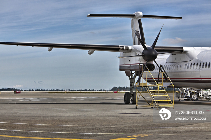 Prop Plane on the Tarmac