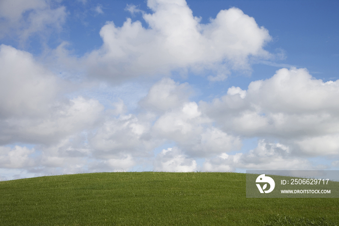 Hill and clouds 