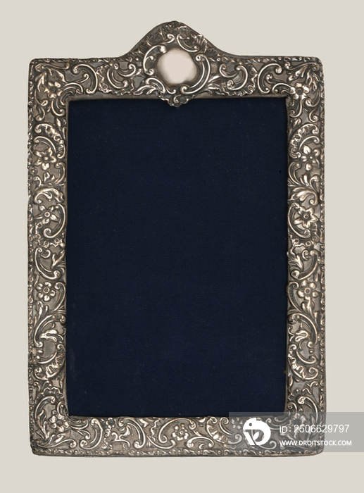 Victorian silver frame