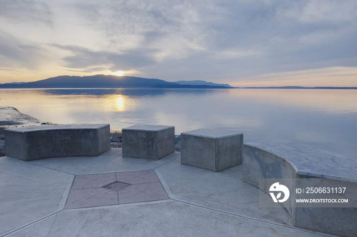 Bellingham Bay from Marine Park in Fairhaven