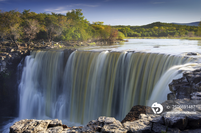 Diaoshuilou Waterfall in China