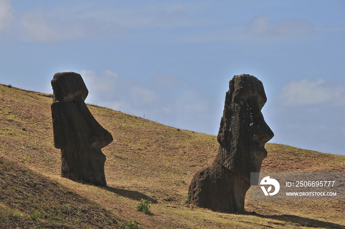 Moai Statue in Easter Island, Chile 