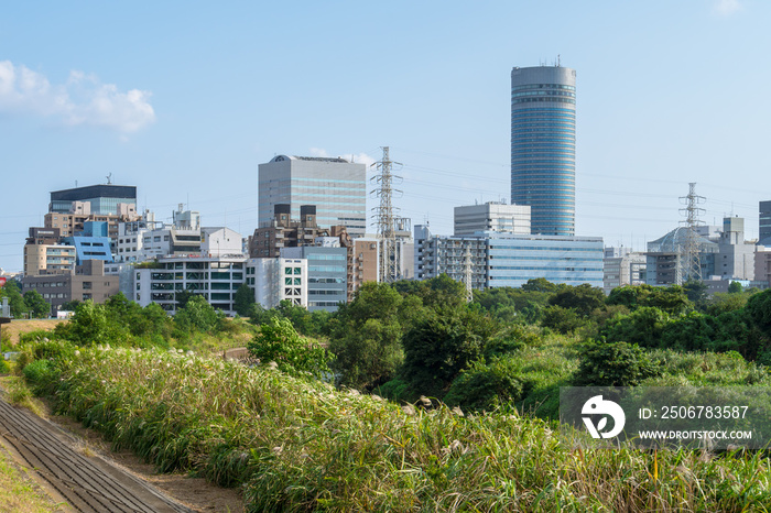 新横浜の都市風景