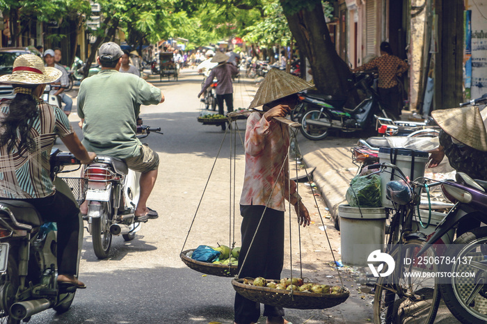 ベトナムの街角風景