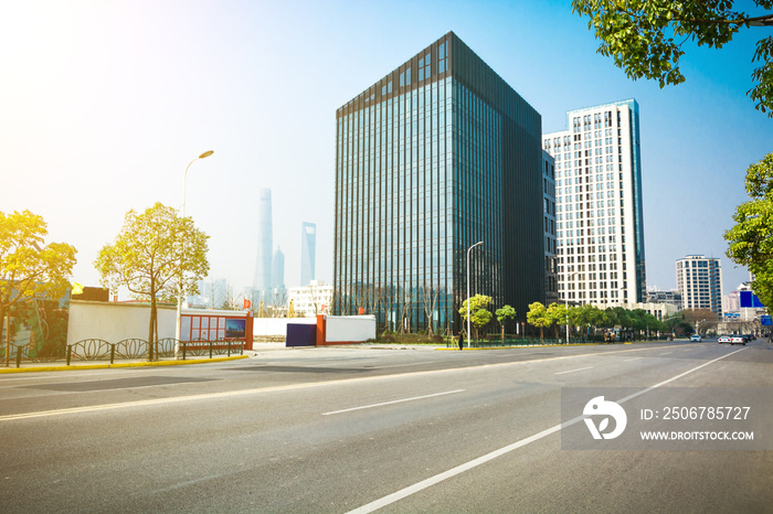 北卡罗来纳州罗利市中心的街景，高清图像