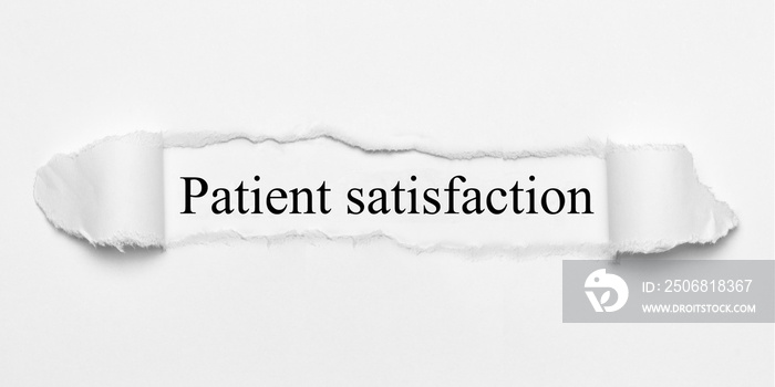 Patient satisfaction