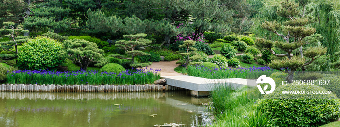 589-77 Chicago Botanic Garden Pano