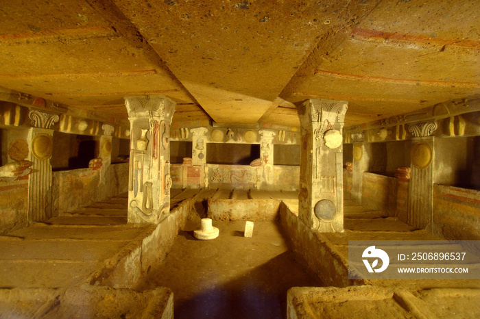 Cerveteri necropoli della banditaccia etrusca