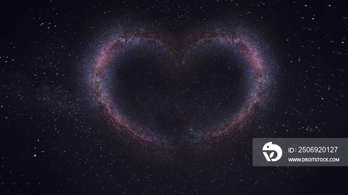 Milky Way is heart shape
