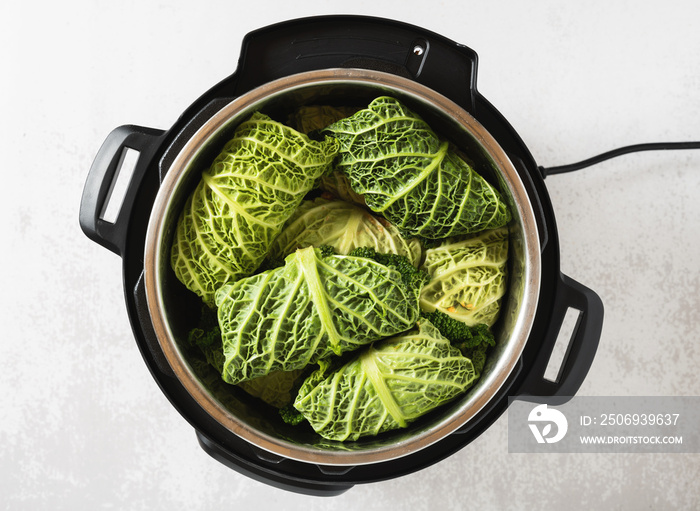 savoy cabbage rolls in instant pot pressure cooker