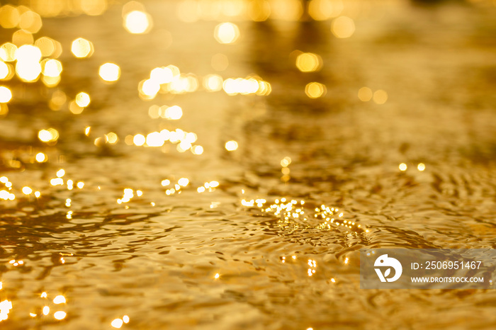 gold surface water texture