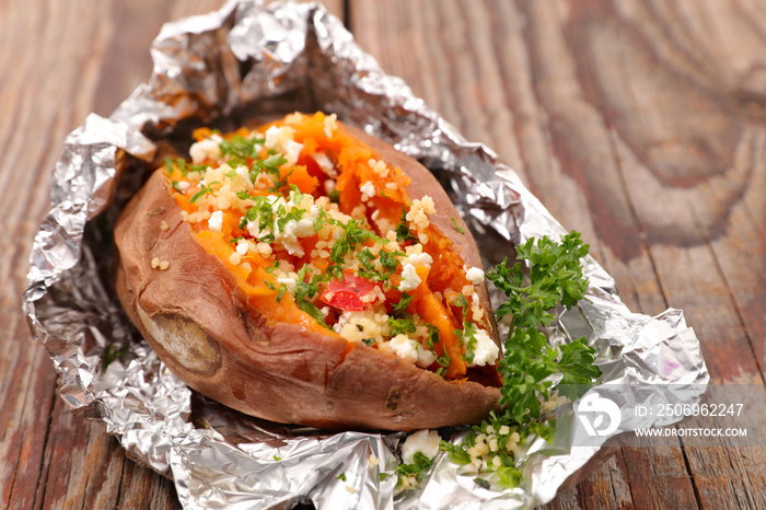 baked sweet potato