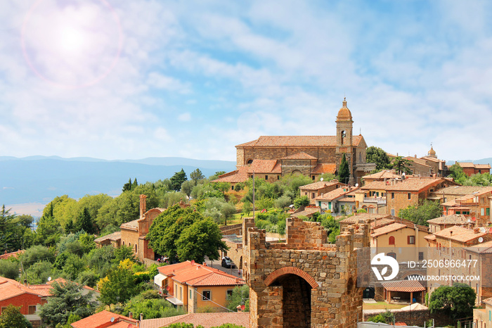 panorama di Montalcino