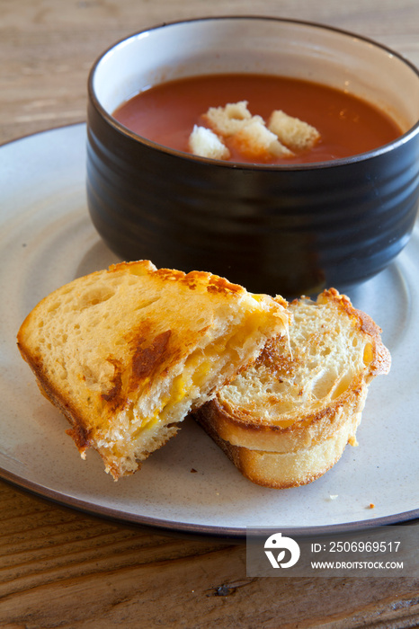 Grilled Cheese and Tomato Soup