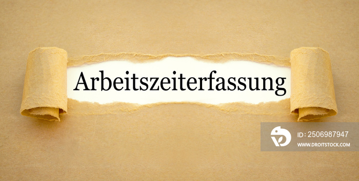 Arbeitszeiterfassung