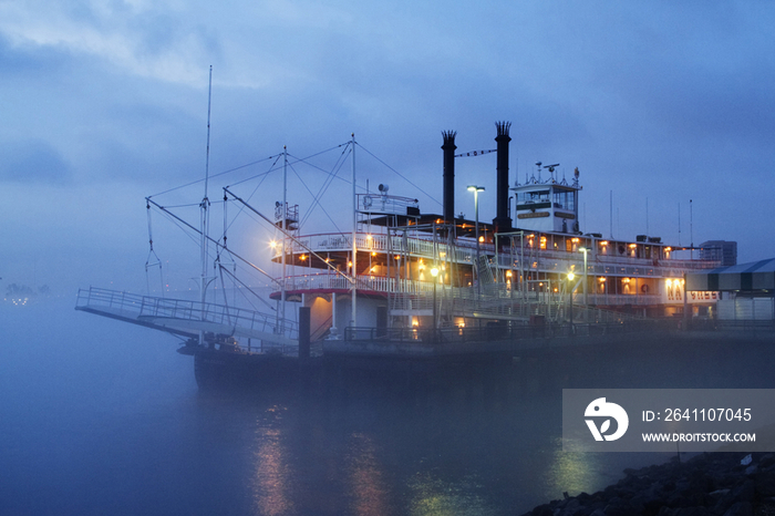 Riverboat at Night