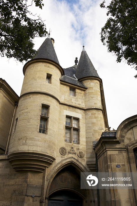 Medieval building, Paris, France