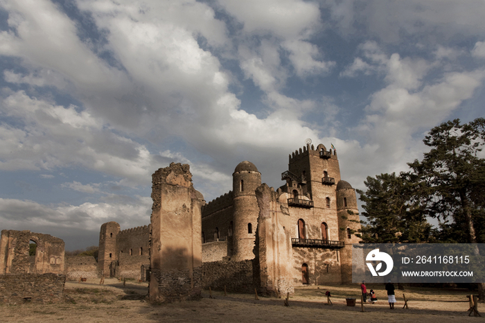 Africa, Ethiopia, Gondar, Fasilada palace