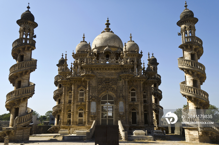 Bahauddin Makbara in Junagadh, Gujarat, India