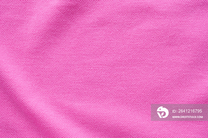 Pink cotton fabric texture closeup background