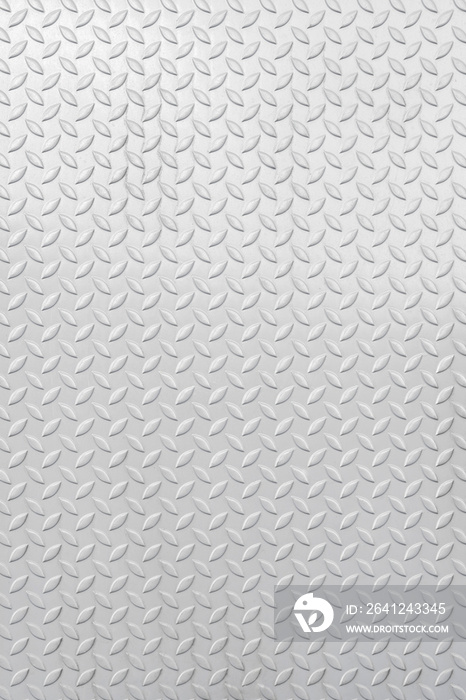 metal diamond plate in silver color for background