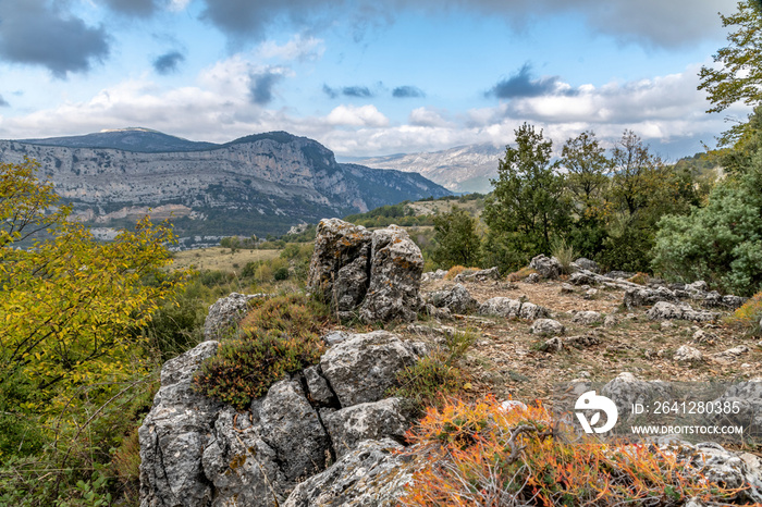 Gorges du Loup du coté de Courmes