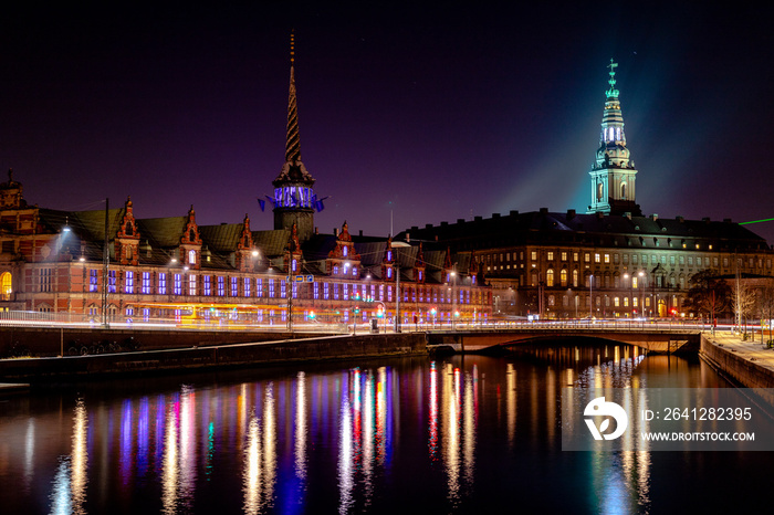 Copenhagen light festival Børsen 