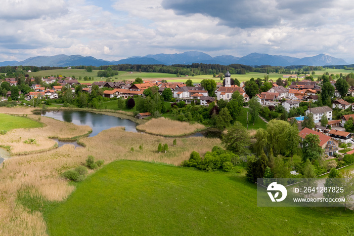 Aerial view of Iffeldorf