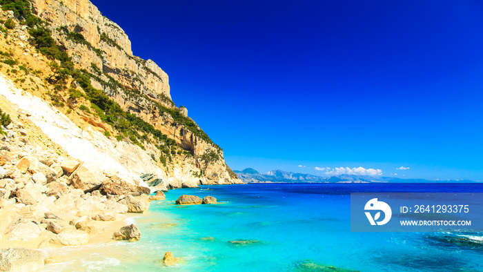 The beautiful Cala Goloritzè in Sardinia