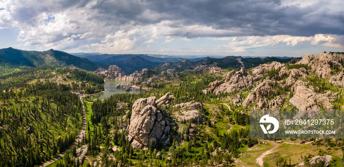 Sylvan Lake in Custer State Park - South Dakota Black Hills