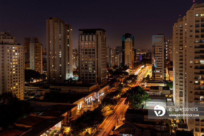 cidade de São Paulo a noite