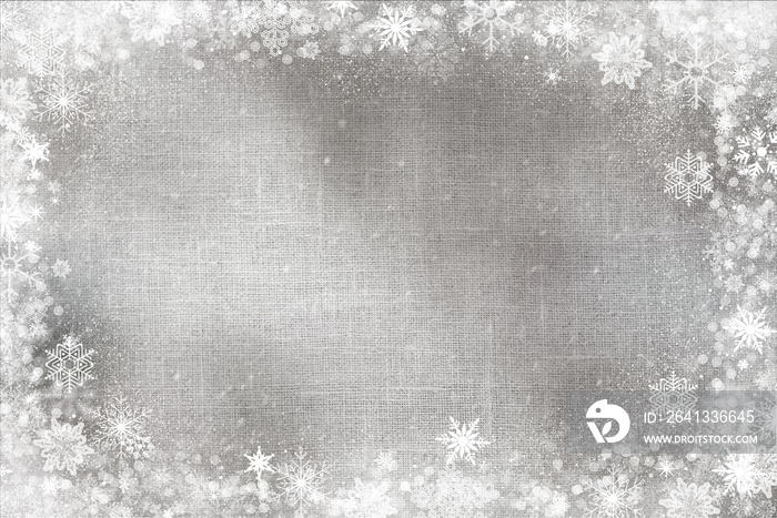 Elegant vintage grey Christmas and New year  background