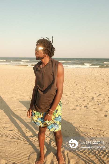 Man at the beach