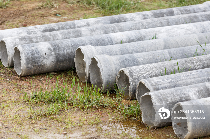 asbestos pipe for construction job