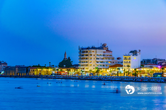 Sunset over Larnaca, Cyprus